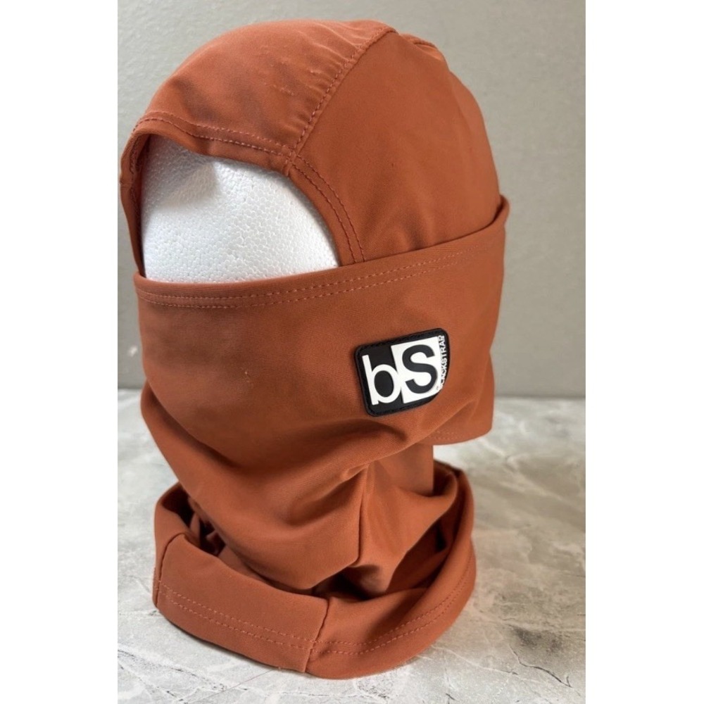 BlackStrap The Hood Balaclava Burnt Orange Rust Face Mask Ski Snowboard BS